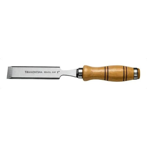Formón Tramontina Mango De Madera 1'' Acero Al Carbono — imagen 2 de 2