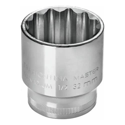 Llave Tubo Estriada Tramontina 32 Mm Acero Cromado — imagen 1 de 1