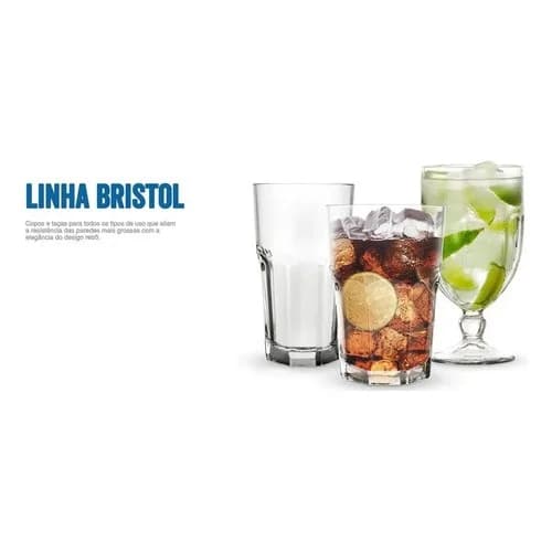 Set 12 Vasos Agua Vidrio Bristol Nadir 410 Ml — imagen 4 de 4