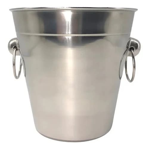 Hielera Corrina Acero Inoxidable 14 Cm Con Manijas — imagen 1 de 1