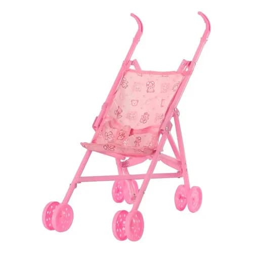 Coche Para Muñeca Cochecito 54 X 45 X 22 Cm Rosado — imagen 1 de 2