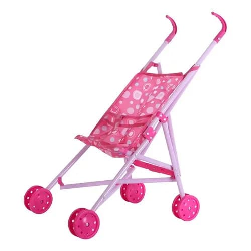 Coche Para Muñeca Cochecito 54 X 46 X 21 Cm Rosado — imagen 1 de 3
