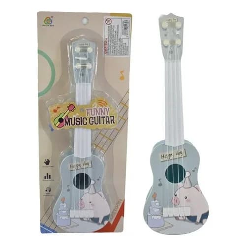 Guitarra De Juguete Diseño Dinosaurio Infantil 36 X 12 Cm — imagen 4 de 5