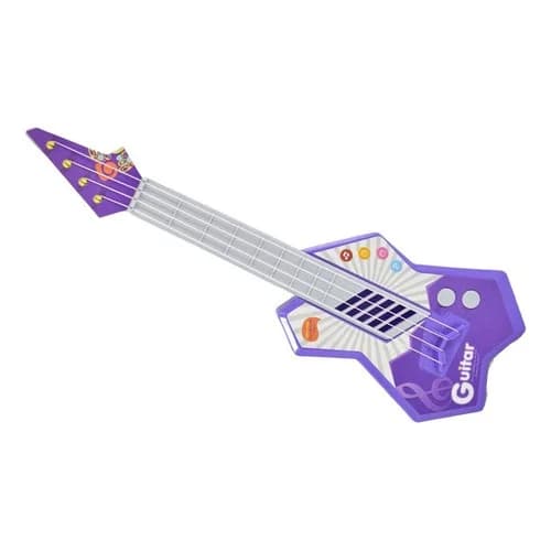 Guitarra Eléctrica De Juguete Infantil Violeta 40 X 14 Cm — imagen 2 de 2