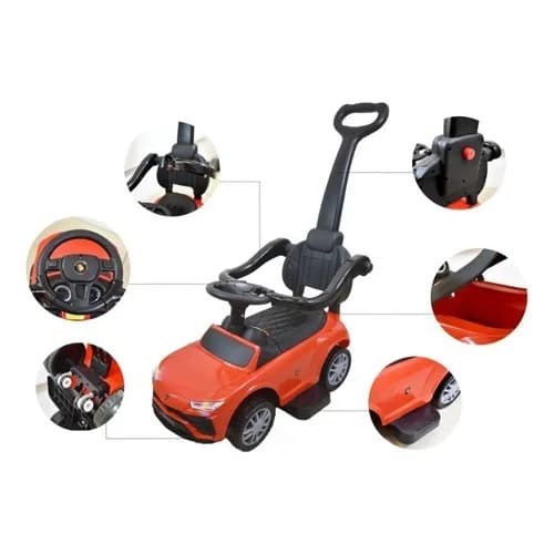 Buggy Auto Carrito Andador Juguete Infantil Rojo — imagen 2 de 2