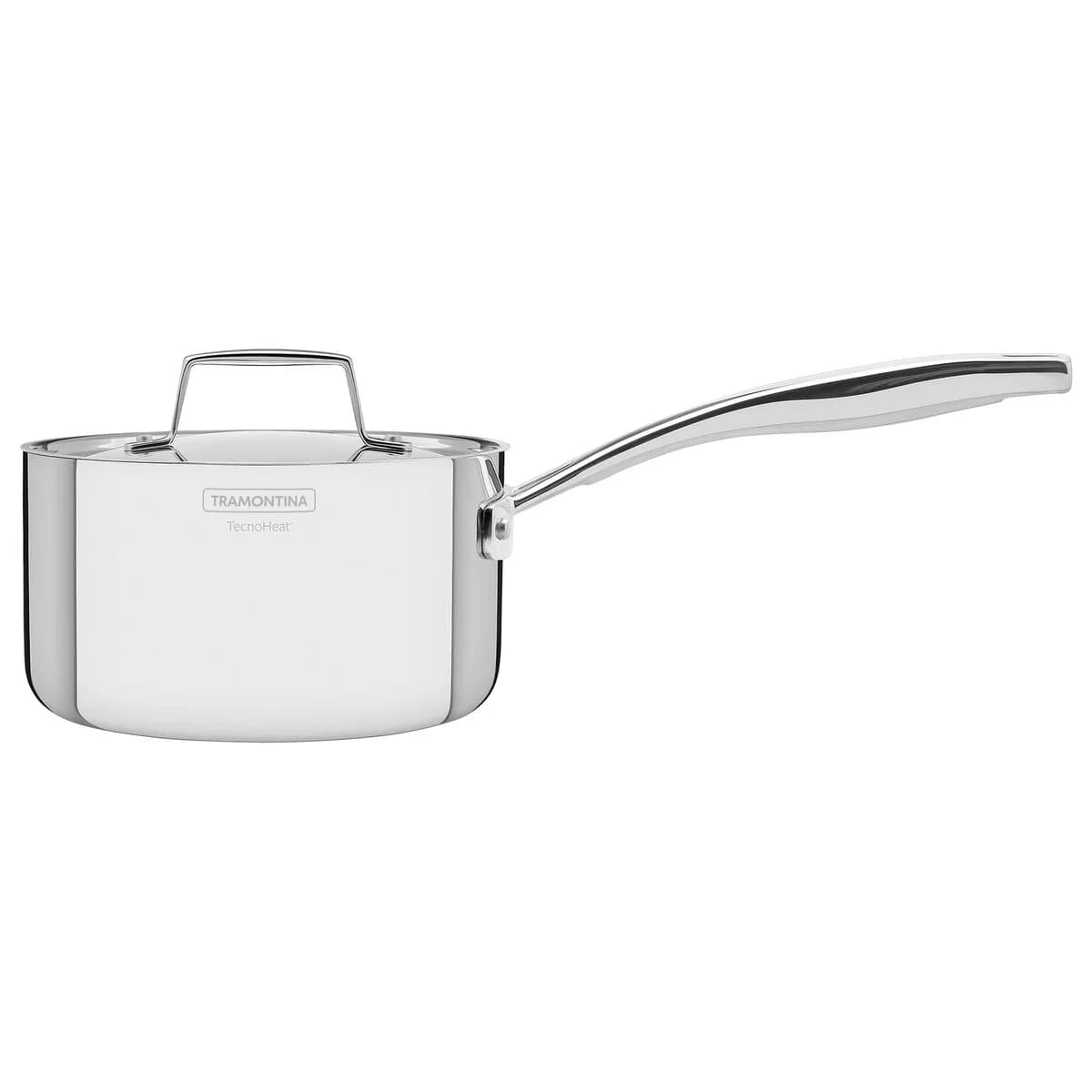 Olla Tramontina Grano Triple Fondo 20 cm 3,1 L Acero Inoxidable 18/10 con Tapa — Apta Inducción — imagen 1 de 6