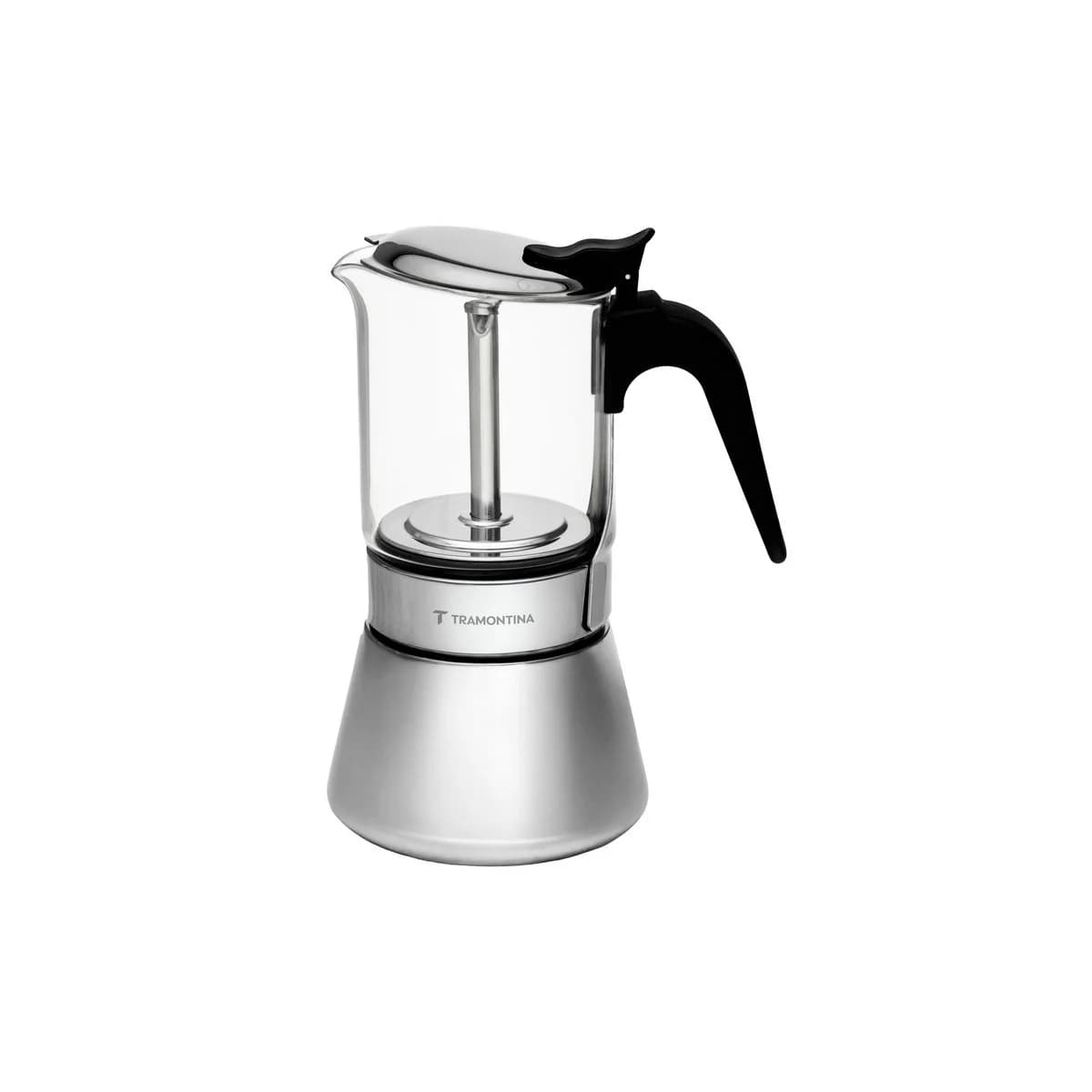Cafetera Tramontina Acero Inox Vidrio de Borosilicato 300 ml — imagen 1 de 5