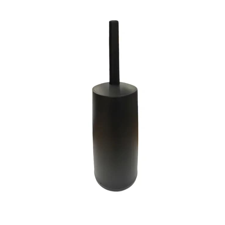 Cepillo para Inodoro Negro con Recipiente y Tapa 38 cm