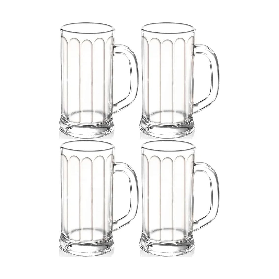 Jarra De Cerveza Vidrio 415 Ml X4 Unid. Tariq