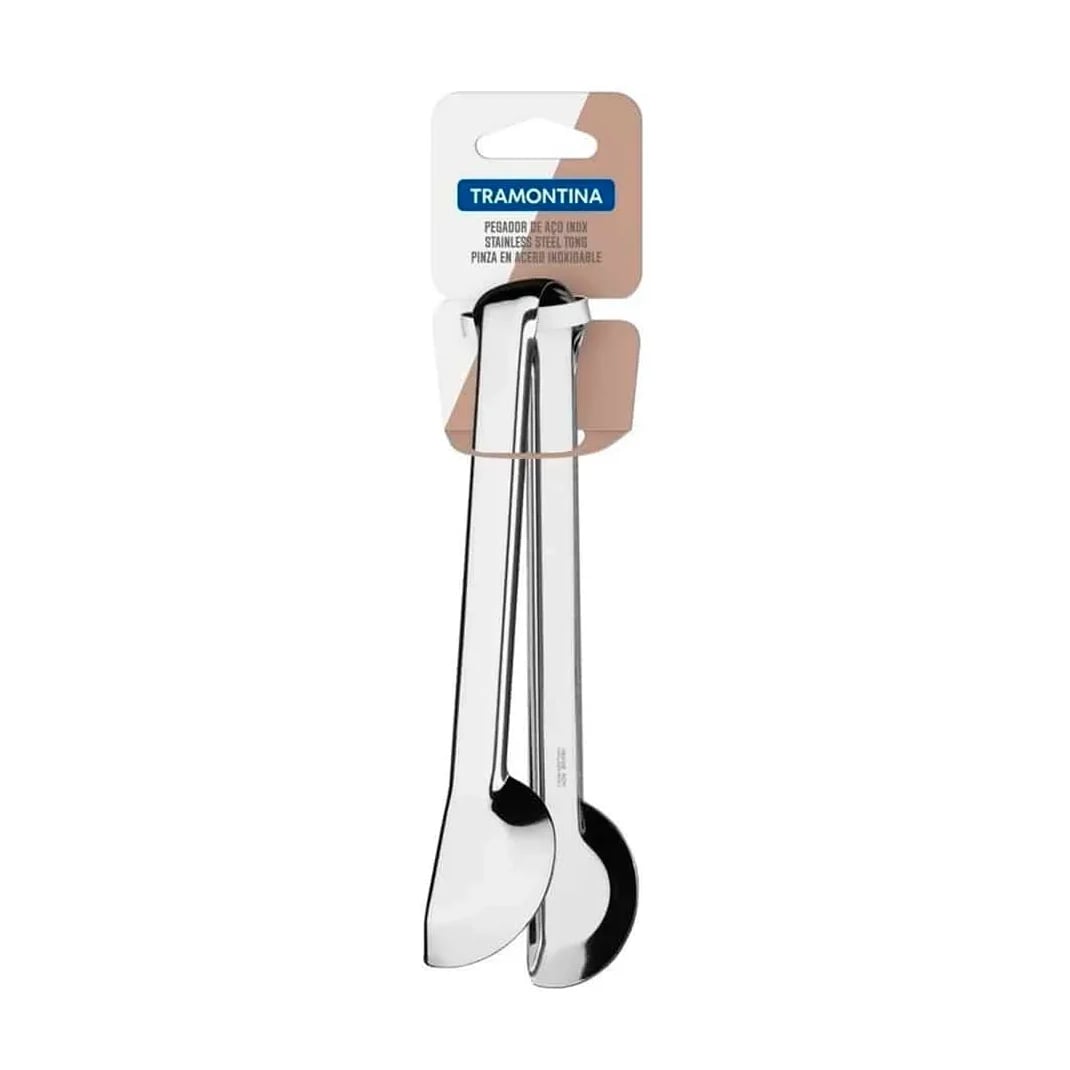 Pinza para hielo Tramontina Utility de acero inoxidable 18 cm