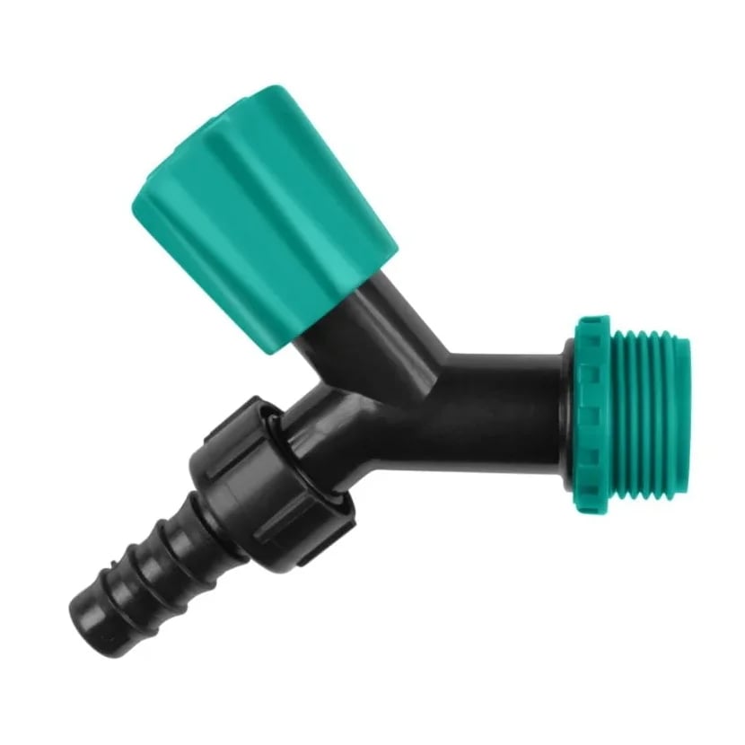 Canilla plástica para jardín Tramontina con adaptador de 1/2 a 3/4 pulgada