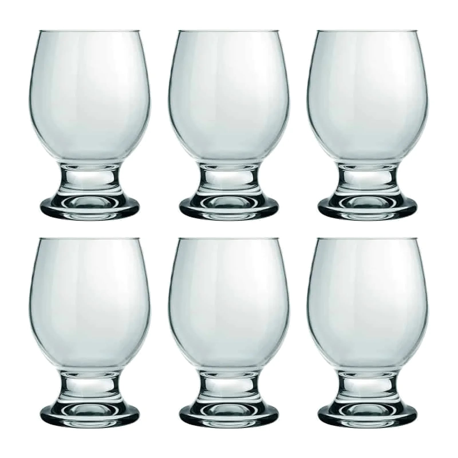 Copa Nadir Paulista de vidrio 250 ml — Pack x 6