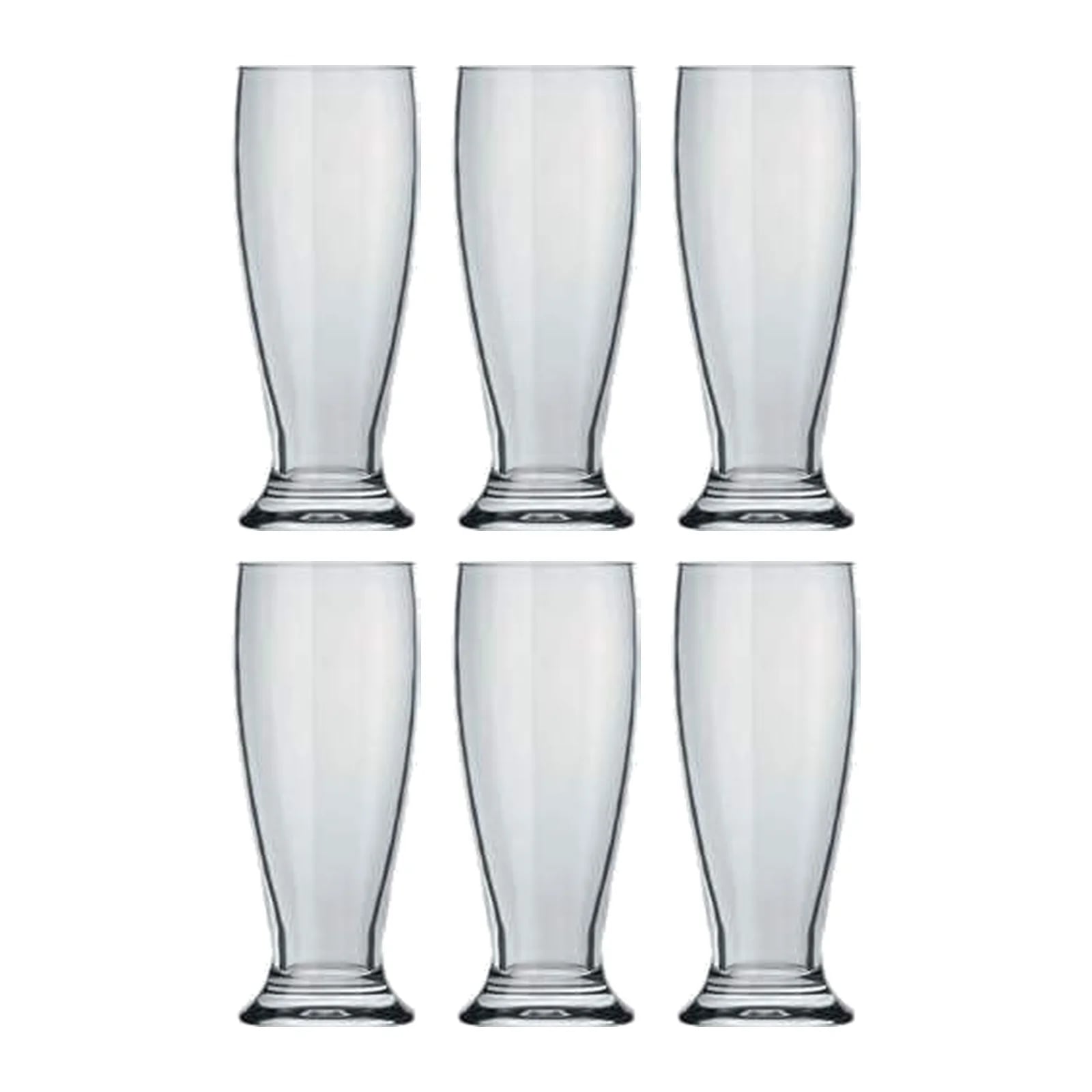 Vaso de cerveza Nadir Munich de vidrio 300 ml — Pack x 6