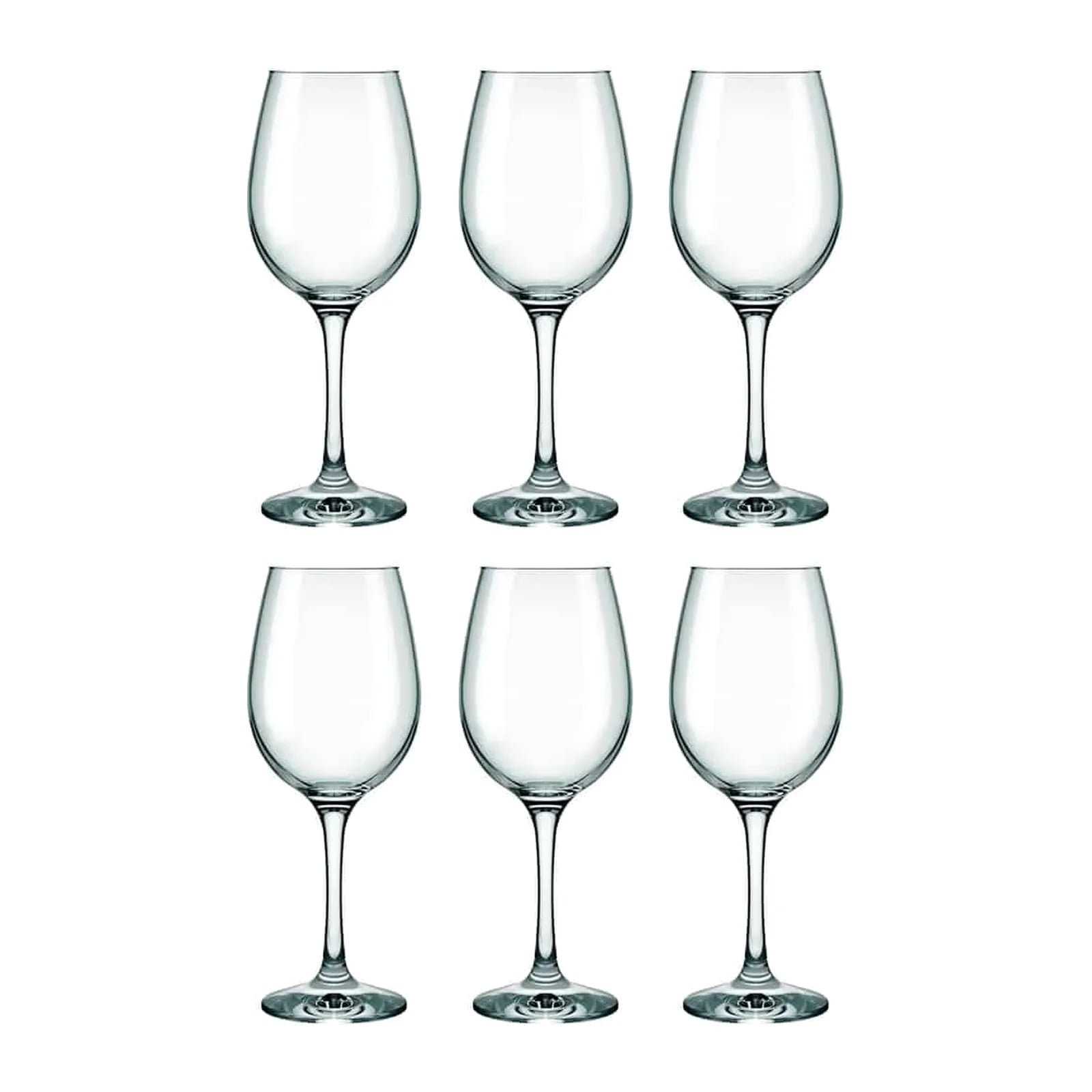 Copa de vino Nadir Barone de vidrio 385 ml — Pack x 6