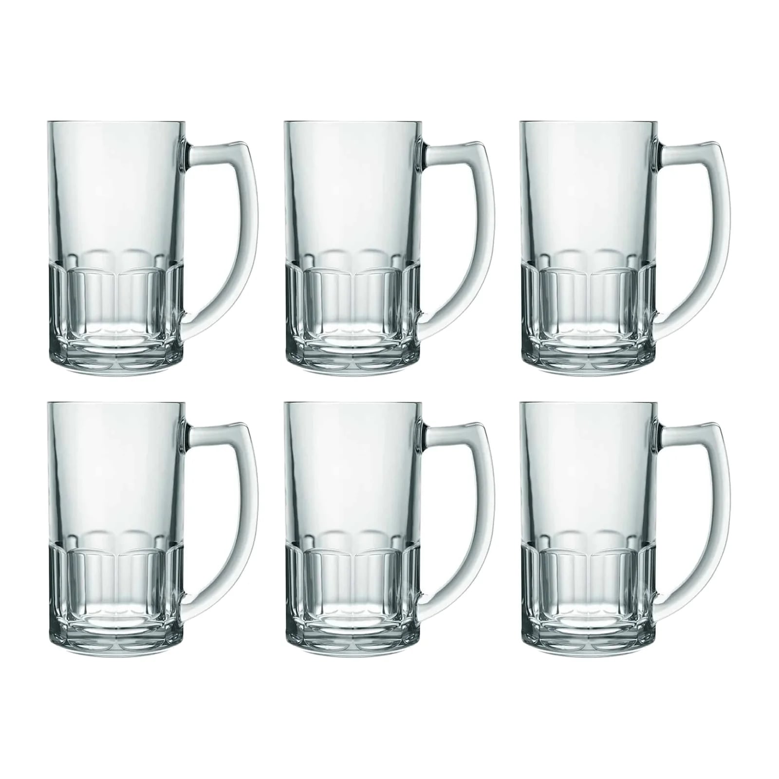 Jarra de cerveza Nadir Bristol de vidrio 340 ml — Pack x 6