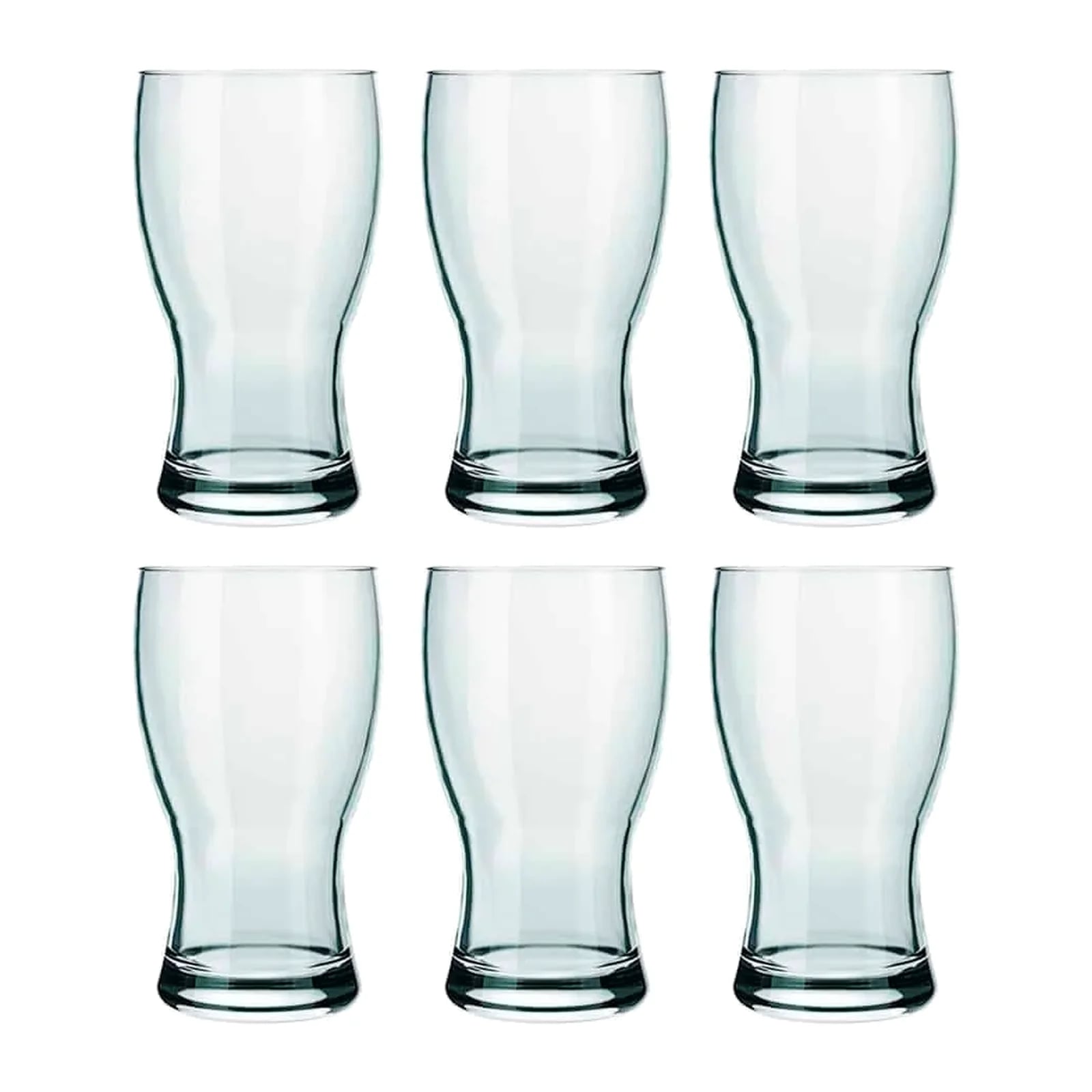 Vaso de cerveza Nadir Frevo de vidrio 220 ml — Pack x 6