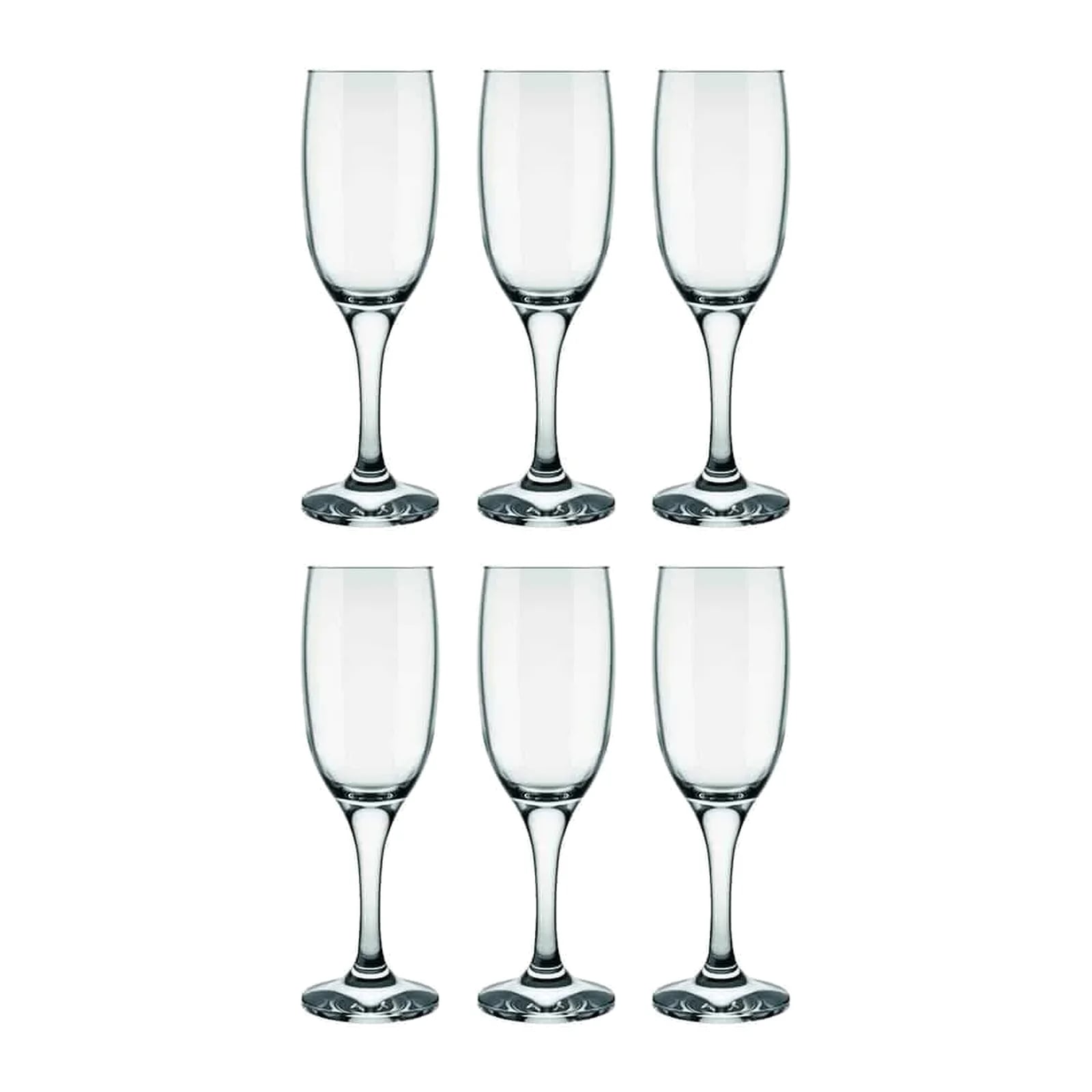 Copa de champán Nadir Windsor de vidrio 210 ml — Pack x 6