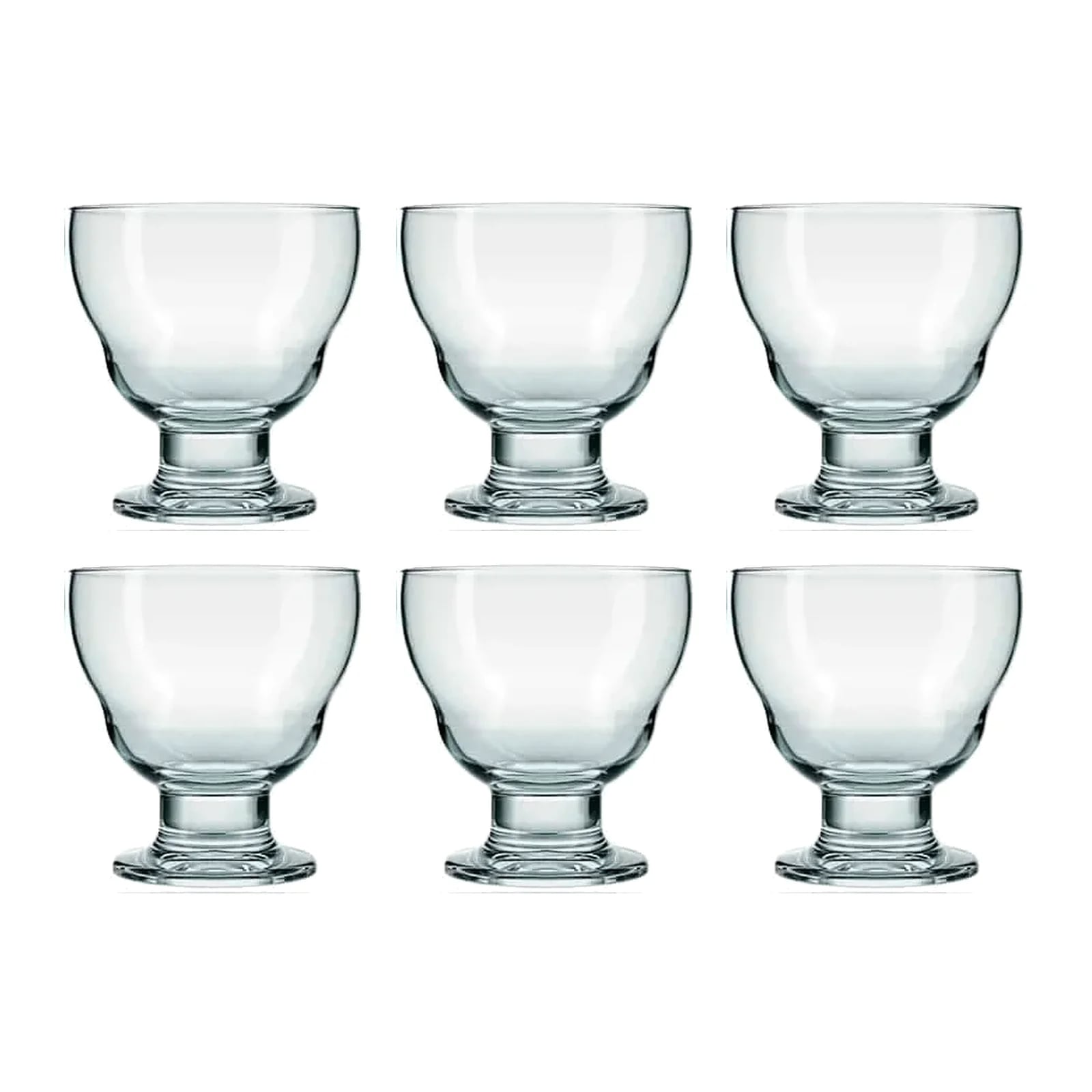 Copa de postre Nadir Samba de vidrio 360 ml — Pack x 6