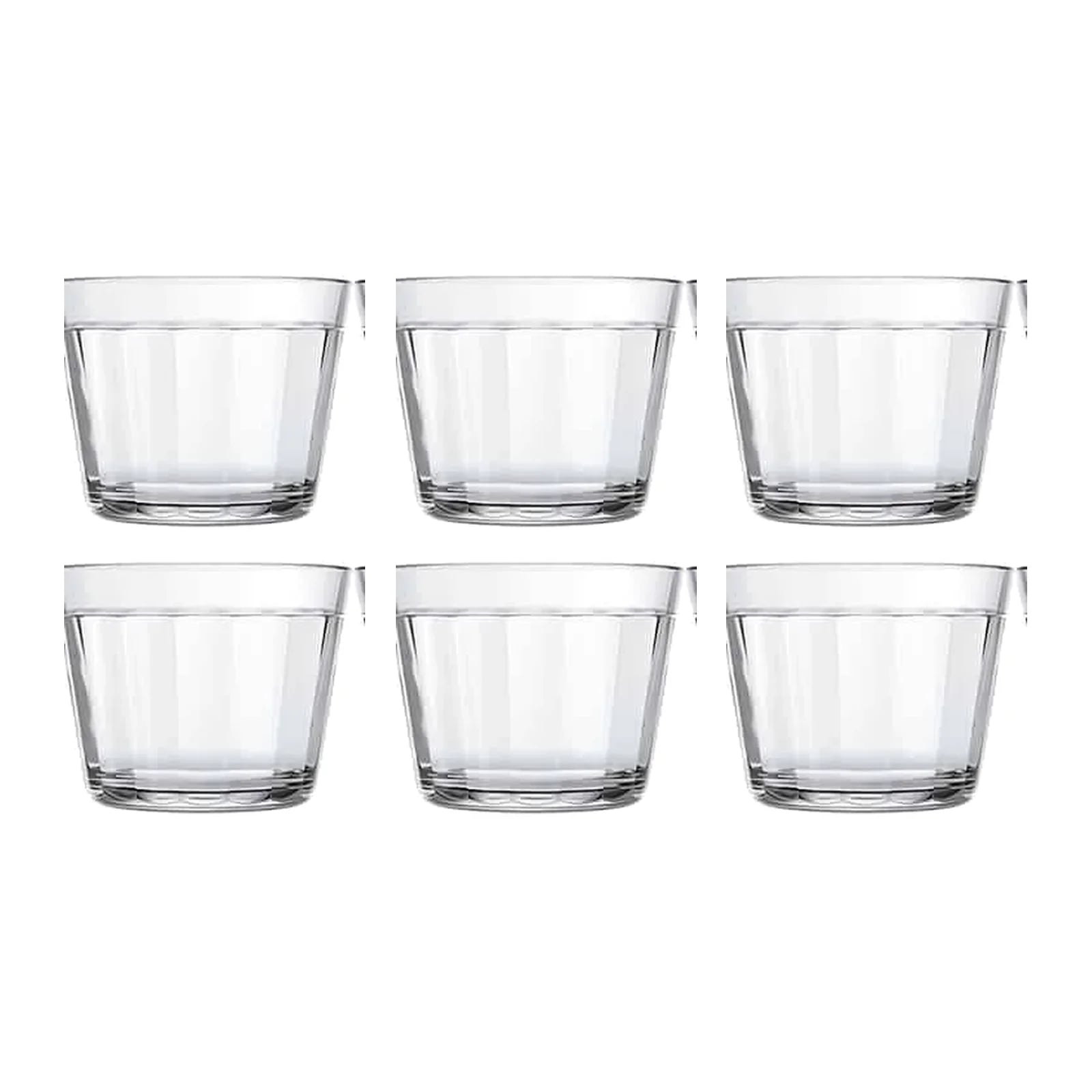Bowl Nadir Americano de vidrio sin tapa 150 ml — Pack x 6