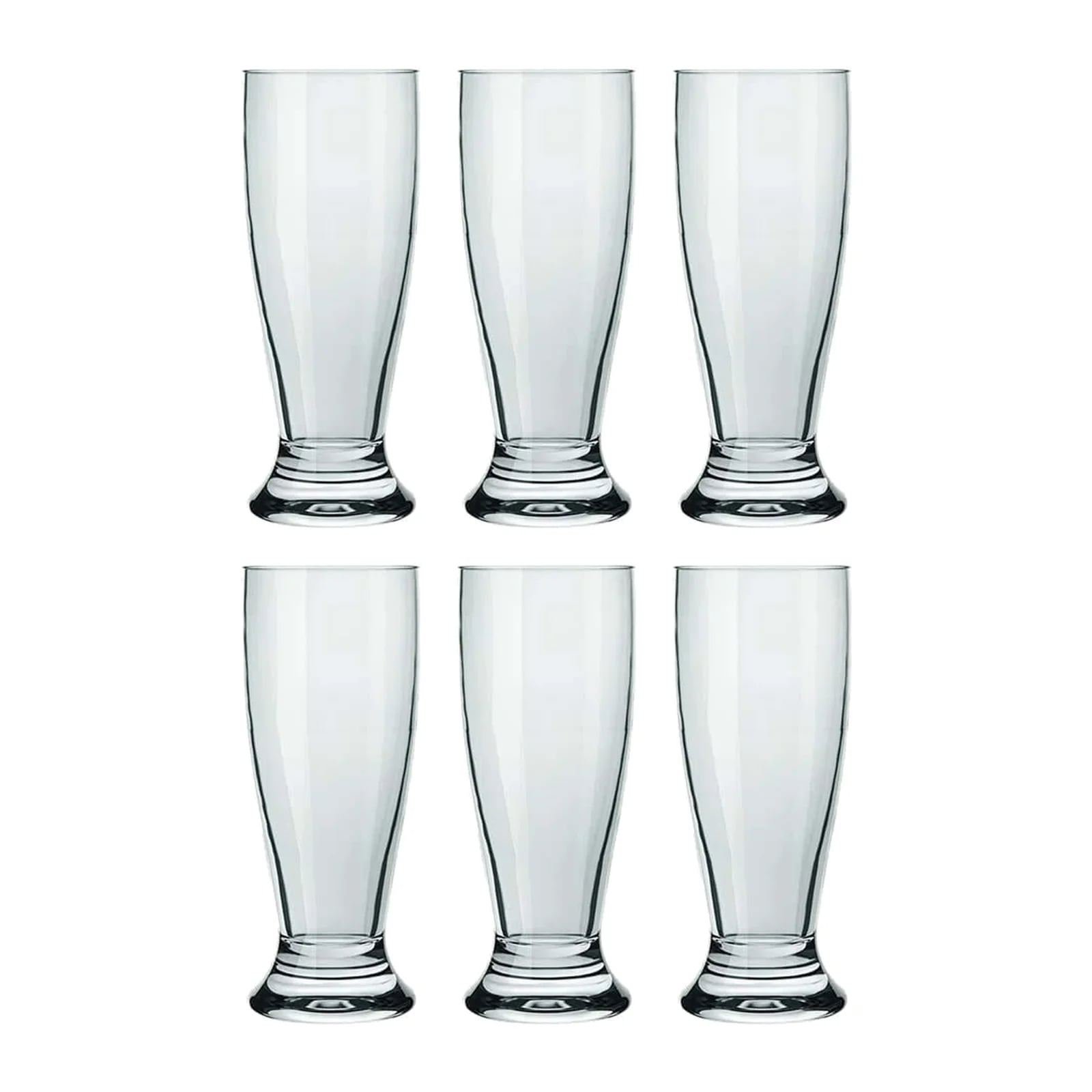 Vaso de cerveza Nadir Munich de vidrio 200 ml — Pack x 6