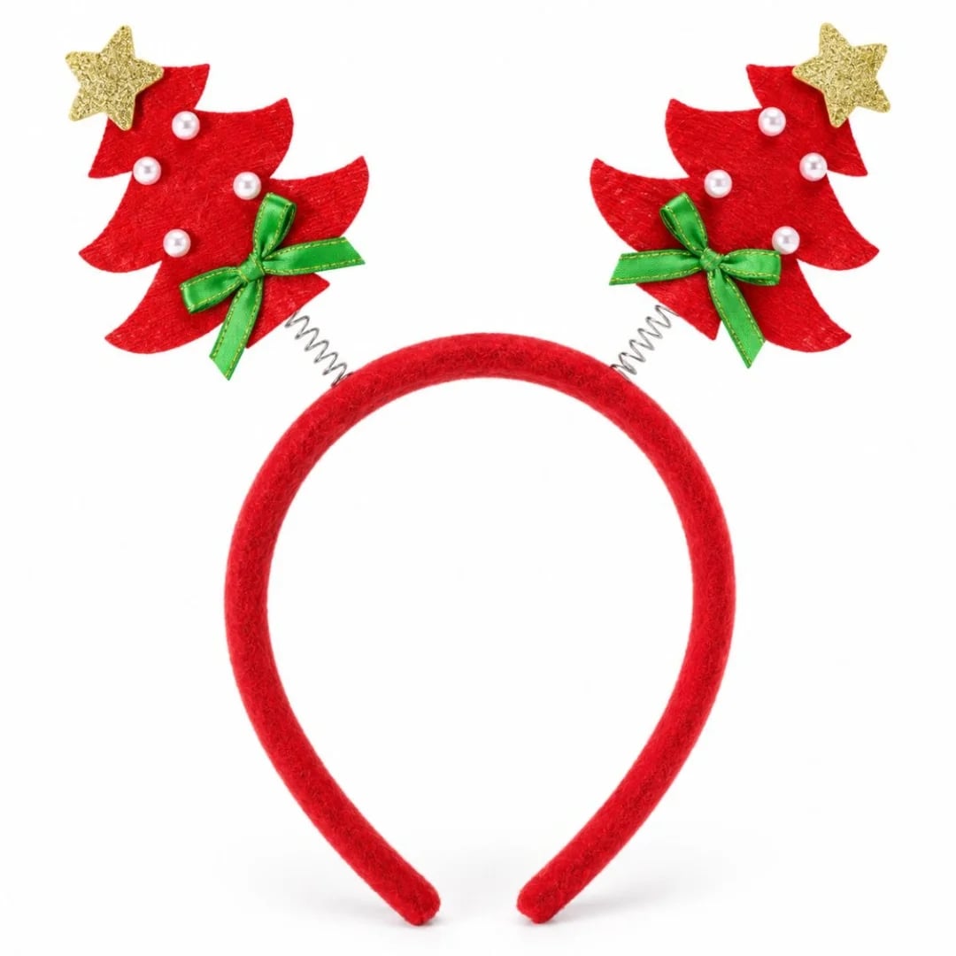 Vincha tiara de Navidad 24 × 19 cm