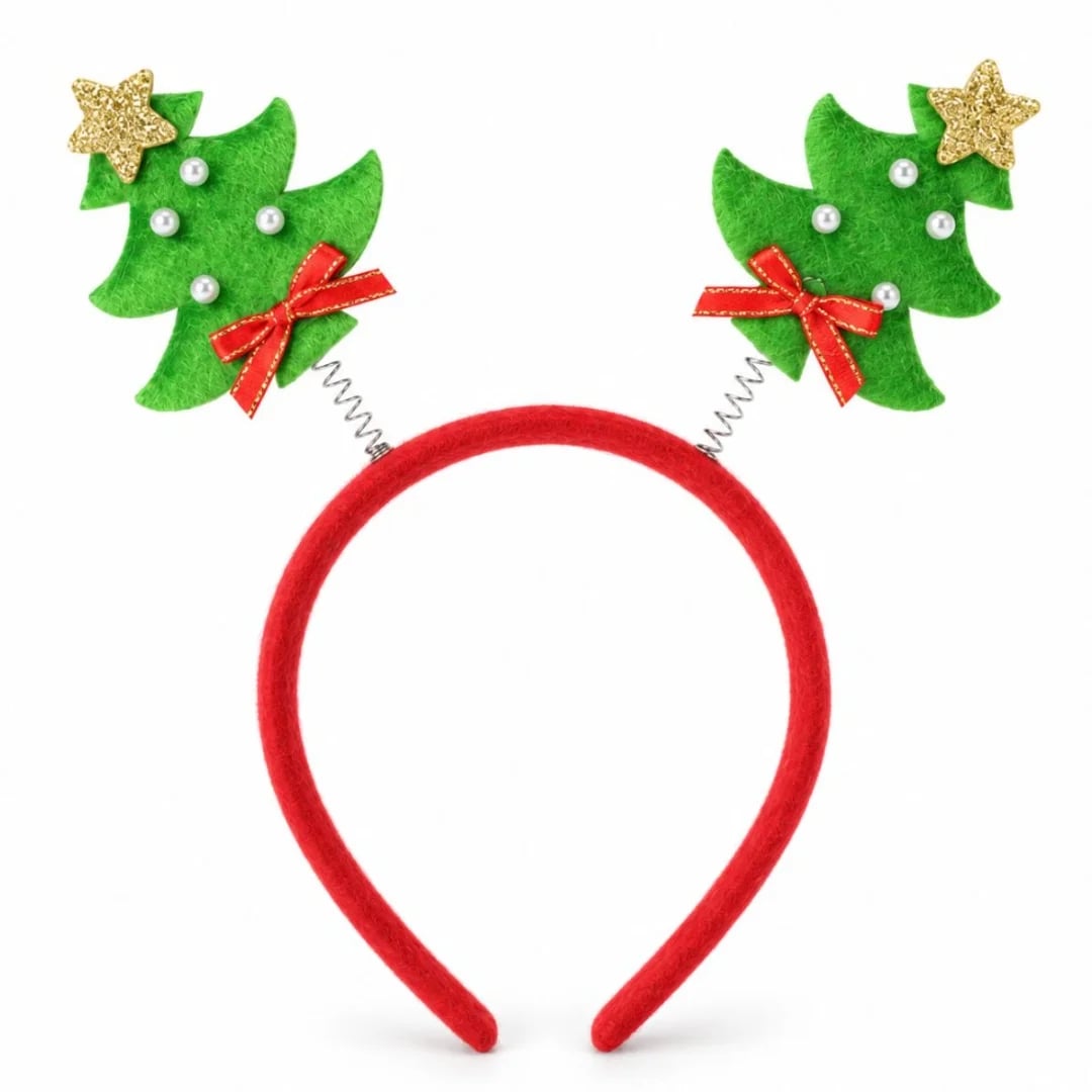 Vincha tiara de Navidad 24 × 19 cm
