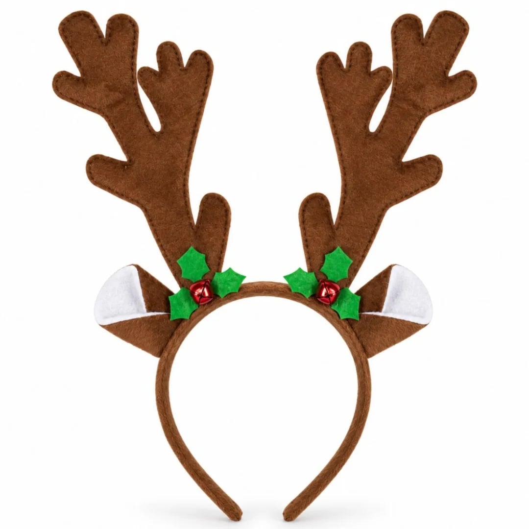 Vincha tiara de Navidad 29 × 19 cm