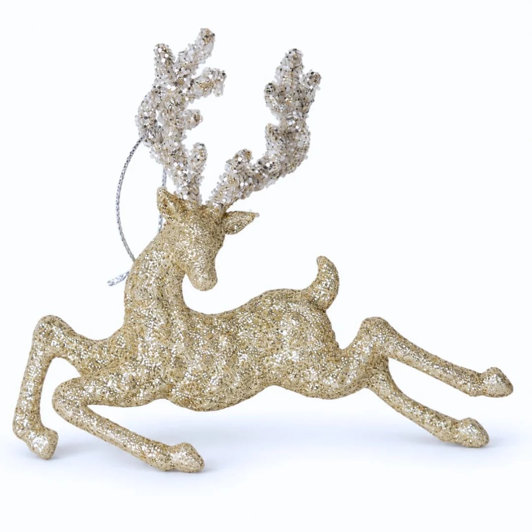 Adorno navideño reno colgante 12 × 11 cm