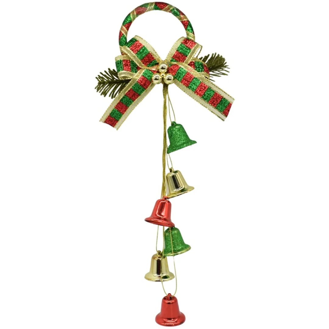 Adorno colgante navideño campanas 37 × 10 cm