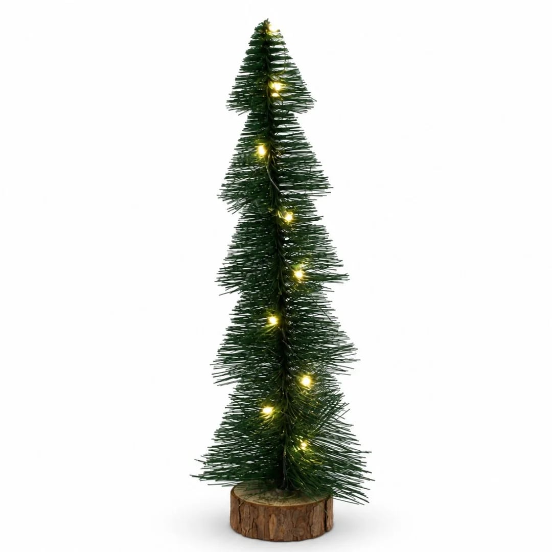 Mini arbol de Navidad con luces 26 cm