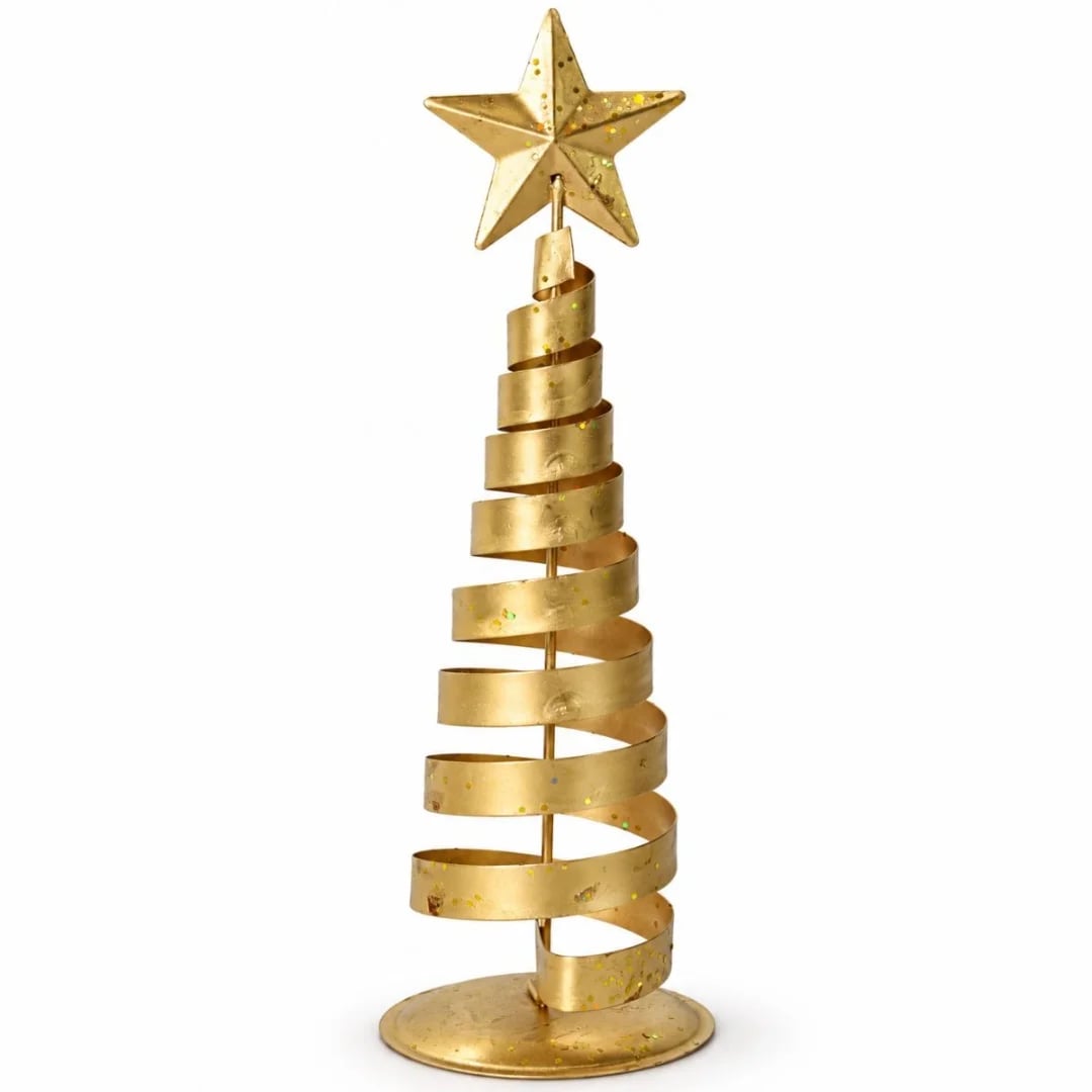 Mini arbol de Navidad de metal 20 cm