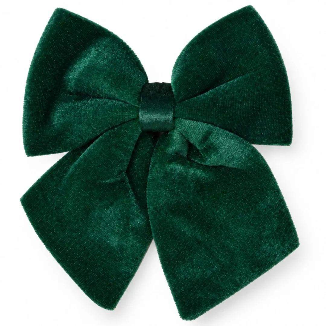 Moña decoración Navideña verde 30 × 33 cm