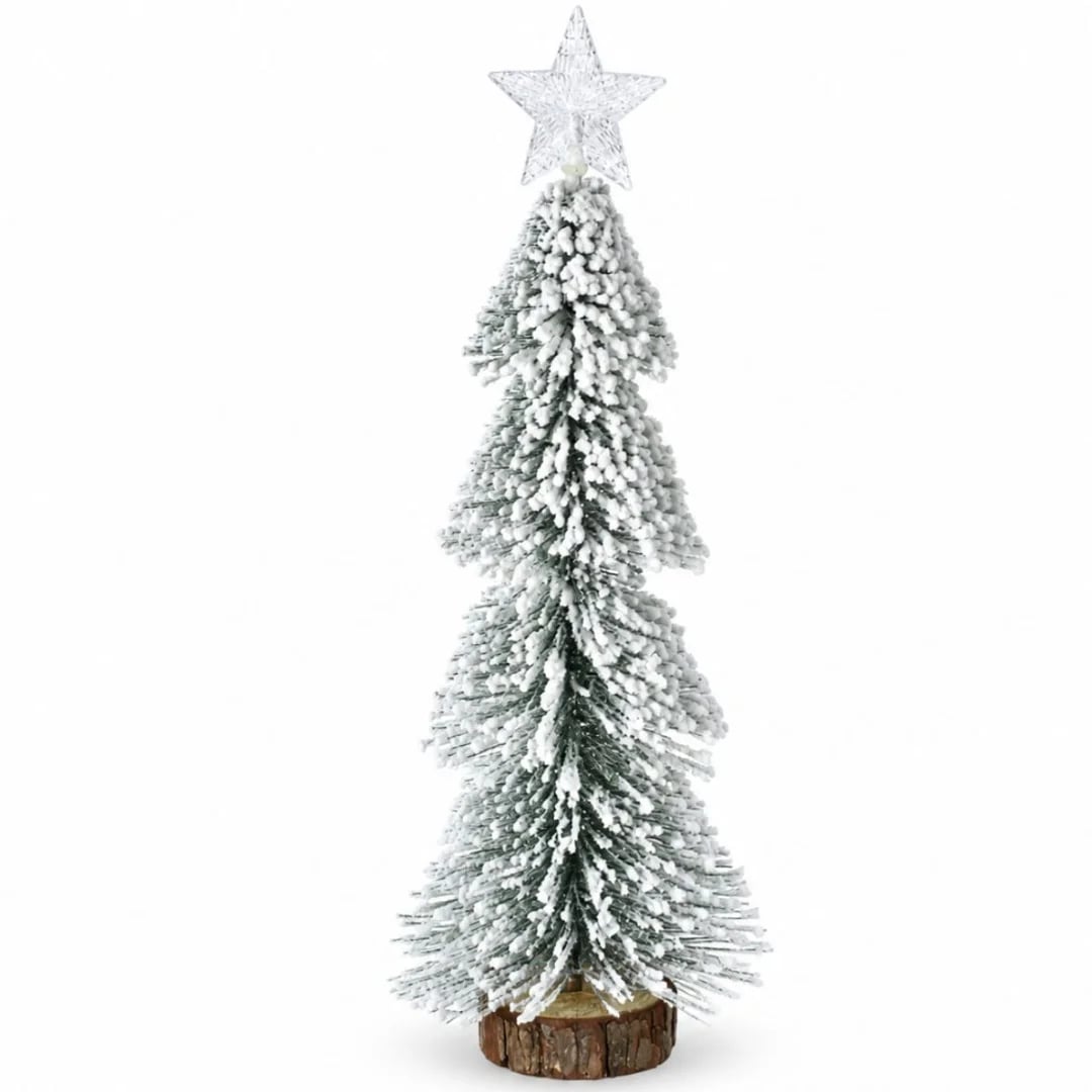 Mini arbol de Navidad nevado 31 cm