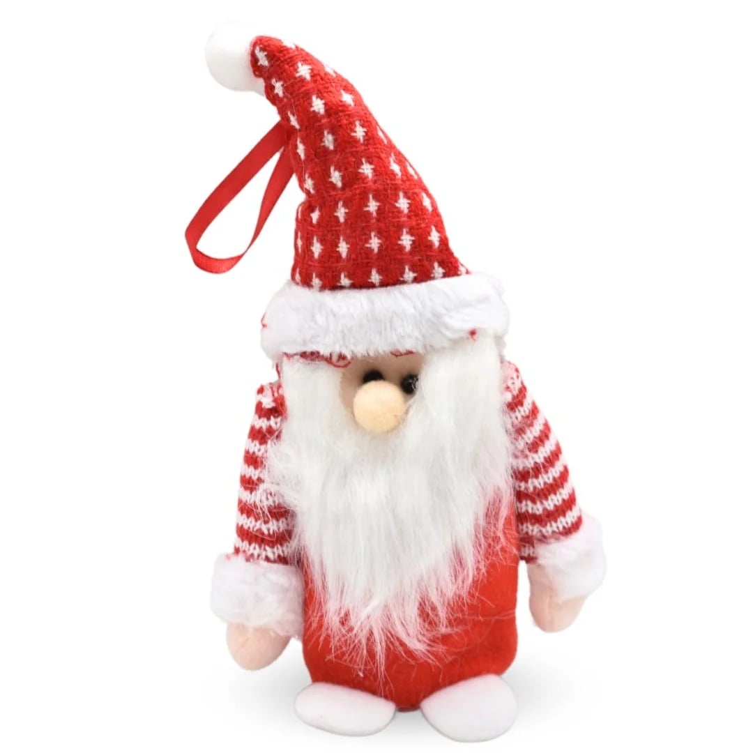 Adorno colgante de Navidad muñeco gnomo 19 × 10 cm