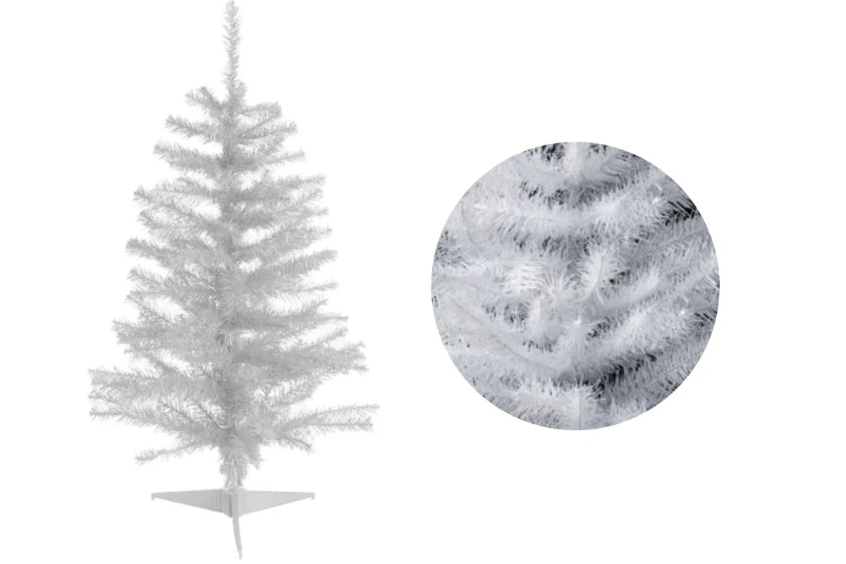 Árbol de Navidad blanco 90 cm