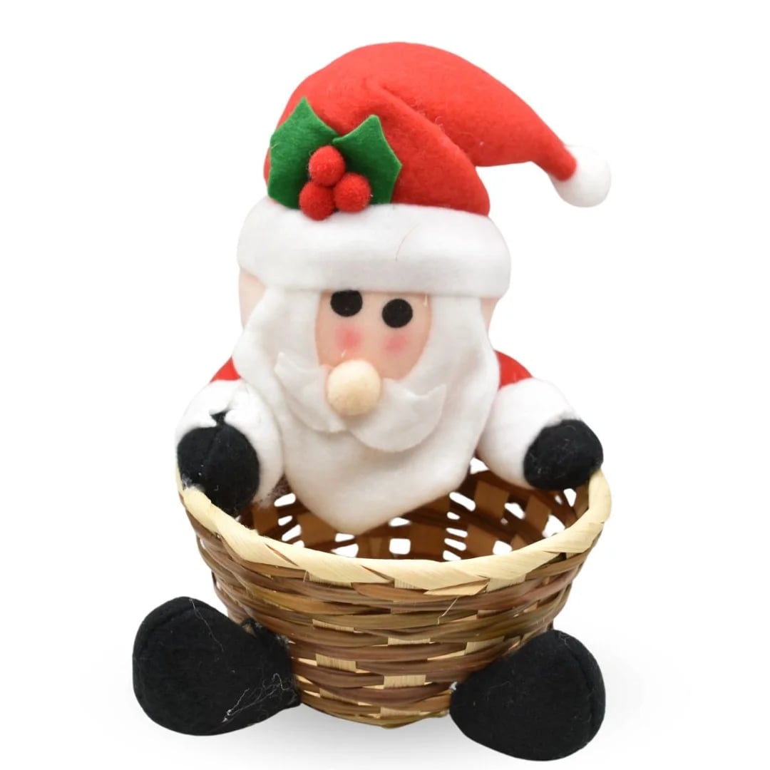 Canasta de Navidad 16 × 12 cm