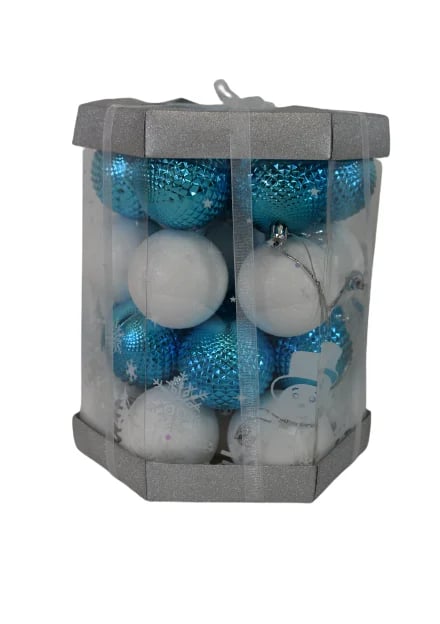 Bolas de Navidad 6 cm — Pack x 28