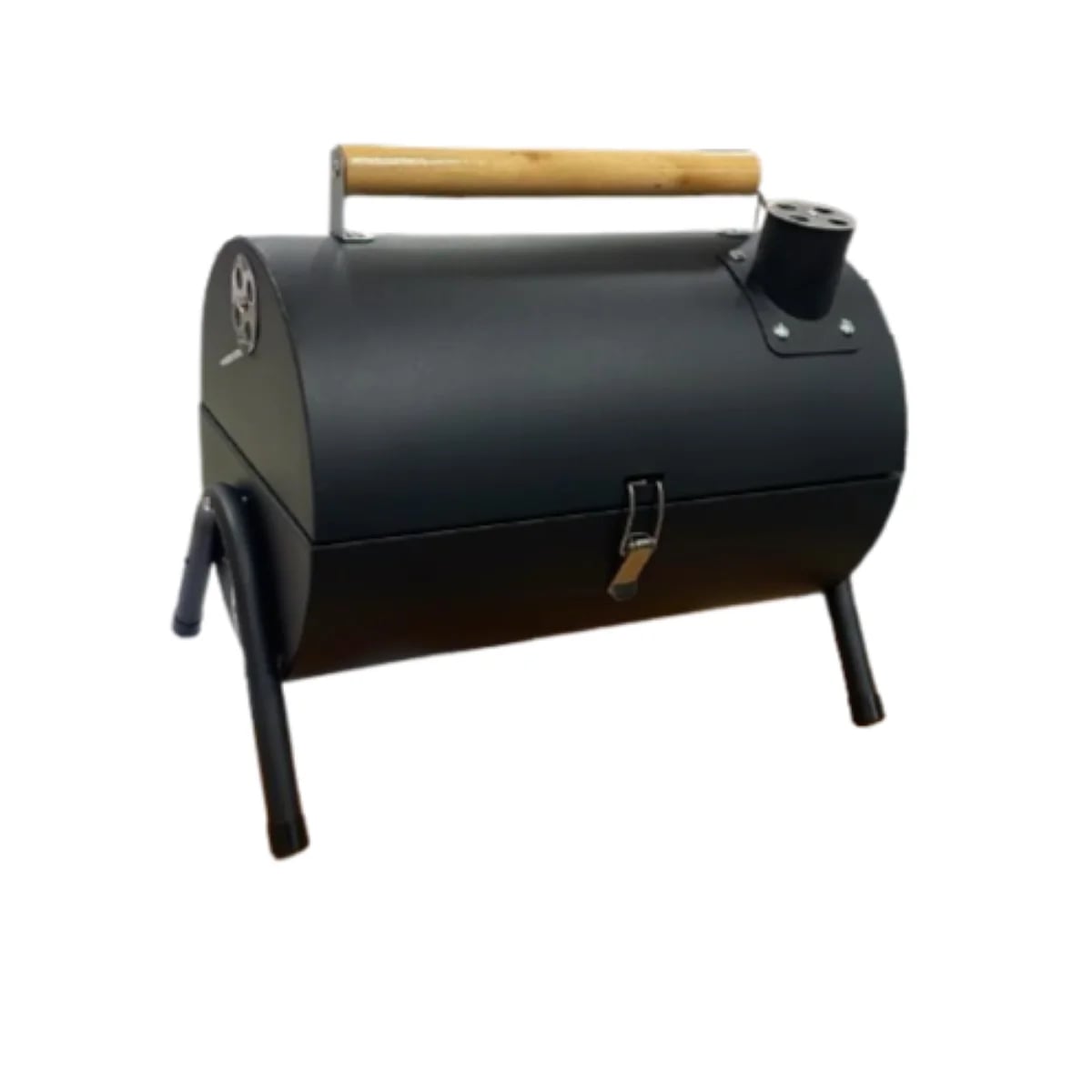 Parrilla portátil a carbón con tapa 38 × 25 cm