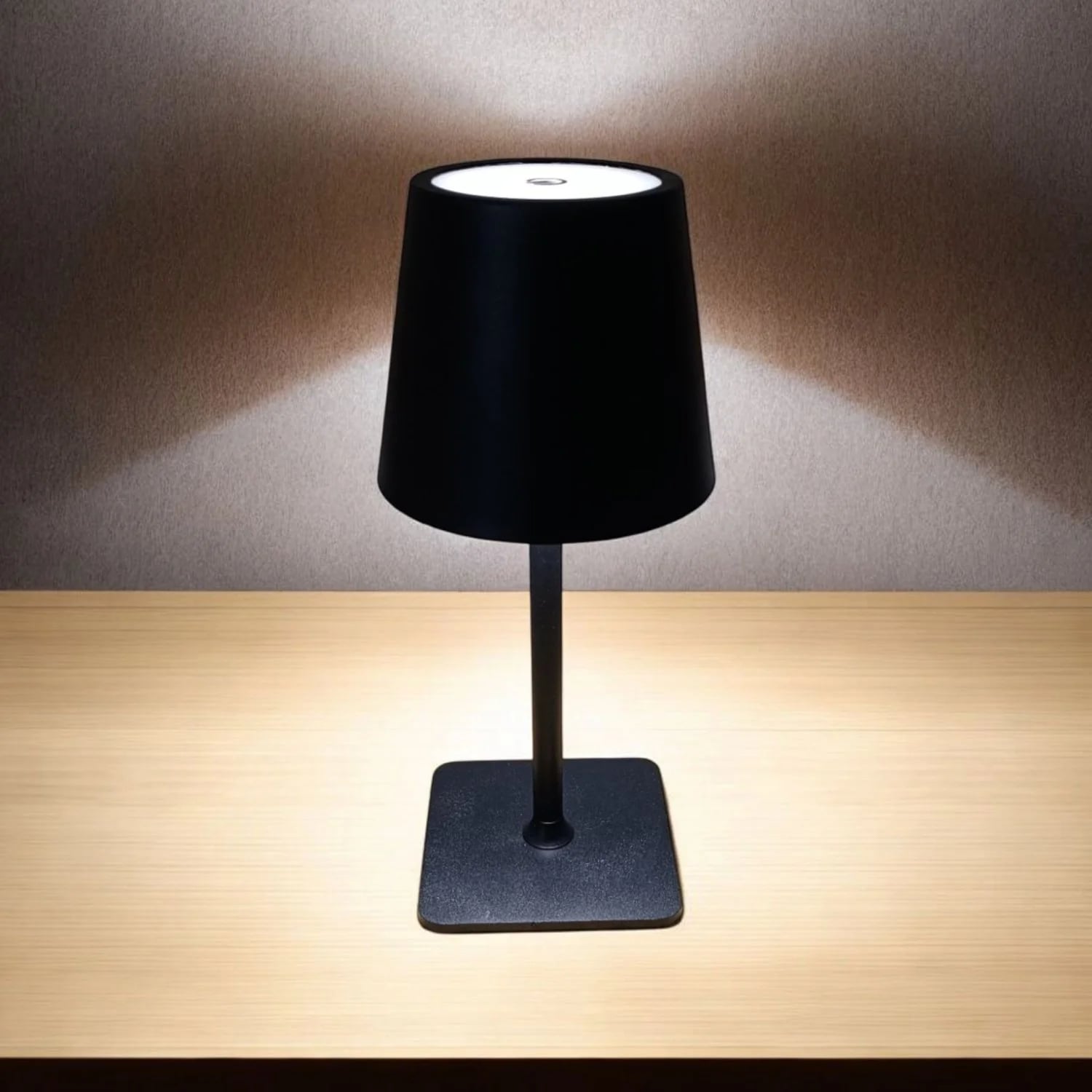 Lámpara veladora París USB recargable con 3 tonos de luz