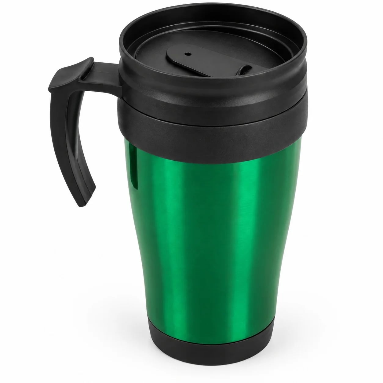 Jarro térmico de plástico verde 450 ml