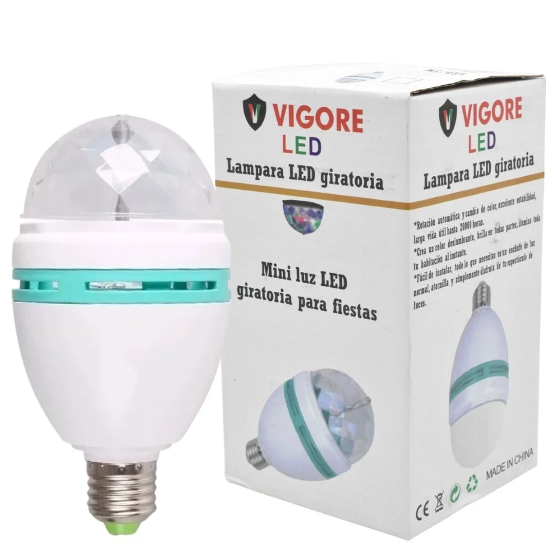 Lámpara LED RGB giratoria Vigore 3 W