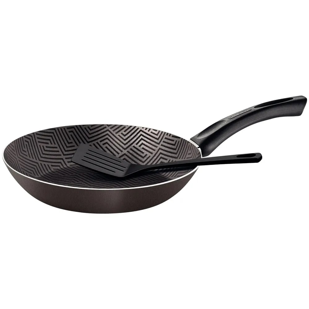 Sartén con espátula Tramontina Paris antiadherente 20 cm 0.8 L plomo
