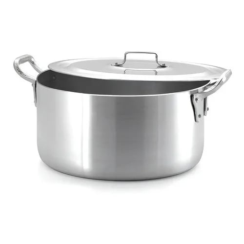 Cacerola Hotelera Oliveira 14,5 L Aluminio Con Asas