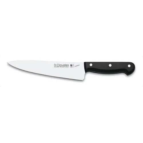 Cuchillo Cocinero 3 Claveles Uniblock Acero Inoxidable 20 Cm
