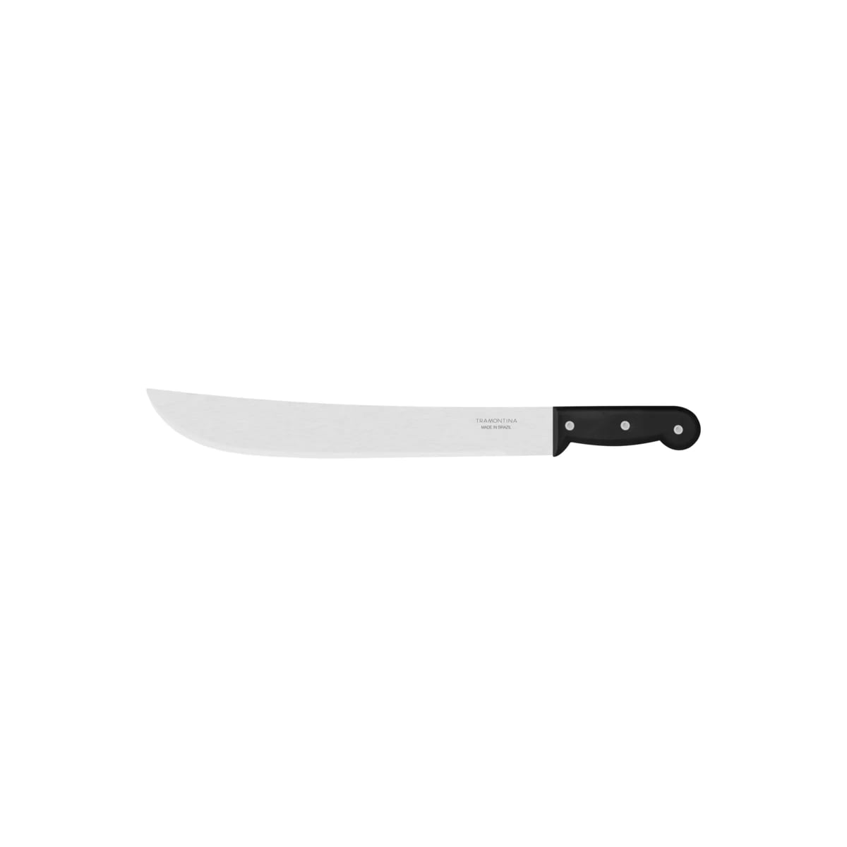 Machete de acero al carbono Tramontina 14 pulgadas con mango de polipropileno negro