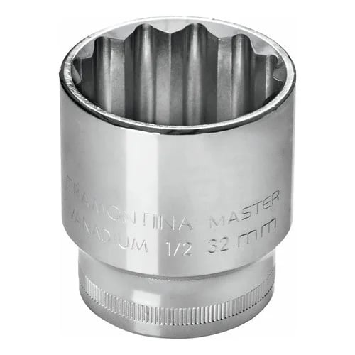 Dado estriado Tramontina Master 21 mm encastre 1/2 pulgada
