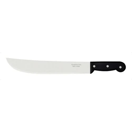 Machete de acero al carbono Tramontina 12 pulgadas con mango de polipropileno negro