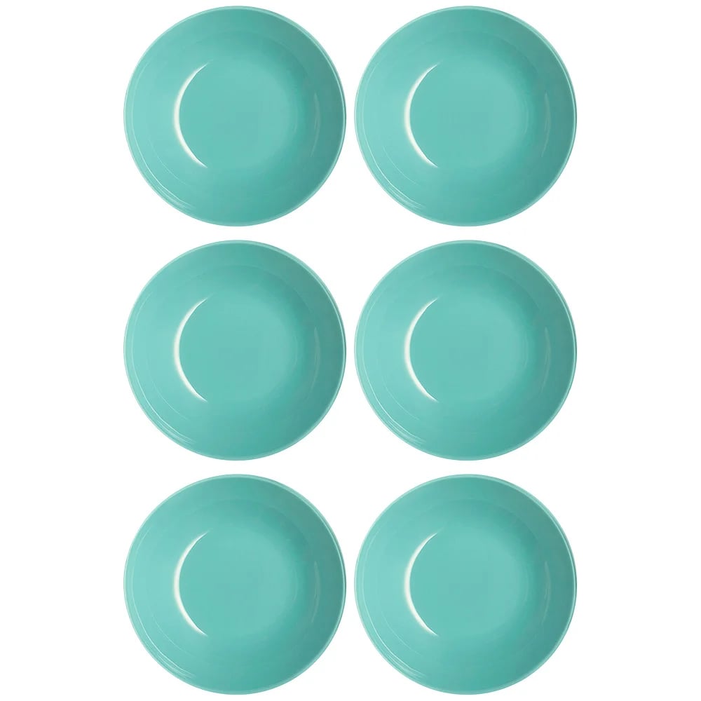 Plato Hondo Vidrio 20 Cm Luminarc X6 Unid Arty Templado