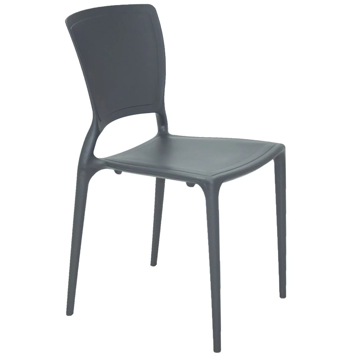 Silla Sofia con respaldo cerrado Tramontina Summa grafito