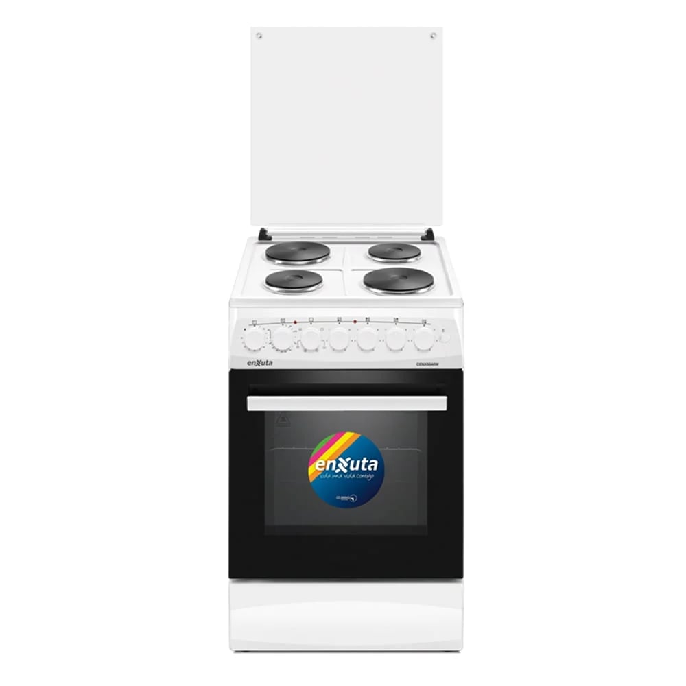 Cocina Enxuta Electrica 4 Discos Cenx5548w Conveccion Timer